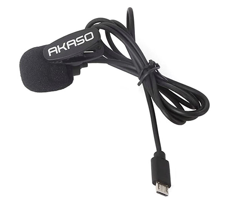 Akaso External Lavalier Microphone Micro USB for Brave Series