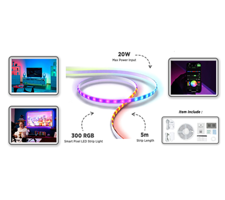 Aputure Amaran SM5C Smart LED Strip Light 5 Meter