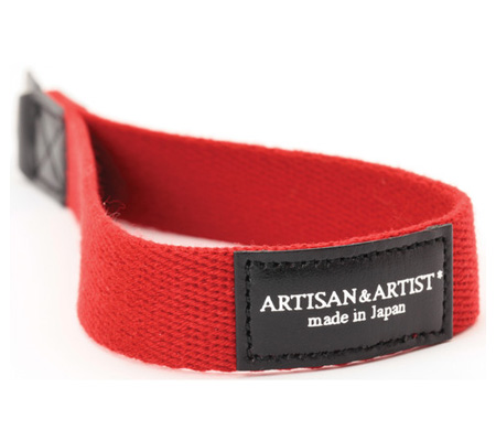 Artisan & Artist ACAM 295 Camera Wrist Strap Red