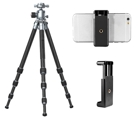 Beike TXC Carbon Fiber Travel Tripod with Ballhead