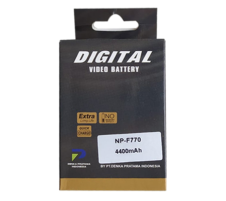 DK Power NP-F770 Half Decoded 4400mAh Battery