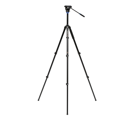 Benro S Pro A2573F Aluminium Single Tube Flip Lock 3 Section S4PRO Video Head