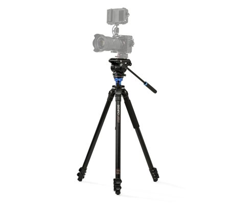 Benro S Pro A2573F Aluminium Single Tube Flip Lock 3 Section S4PRO Video Head