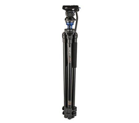 Benro S Pro A2573F Aluminium Single Tube Flip Lock 3 Section S4PRO Video Head