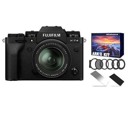 Fujifilm X-T4 Kit 18-55mm f/2.8-4 R LM OIS Landscape Package Black