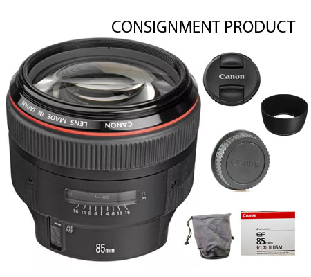 ::: USED ::: Canon EF 85mm f/1.2L II USM (Mint#455) Consignment