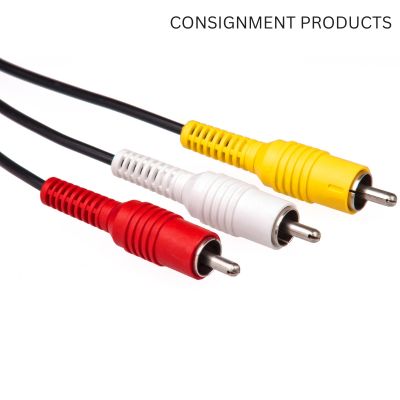 ::: USED ::: RCA CABLE TO 3,5MM RED WHITE YELLOW - CONSIGNMENT
