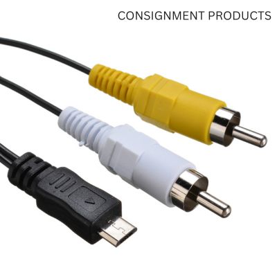 :::USED::: RCA YELLOW WHITE TO USB MINI A - CONSIGNMENT