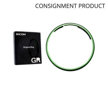 ::: USED ::: RICOH ORIGINAL RING CAP GREEN FOR GR (EXMINT)  - CONSIGNMENT