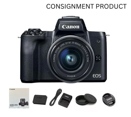 ::: USED ::: CANON M50 KIT 15-45MM (EXMINT-219/084) - CONSIGNMENT