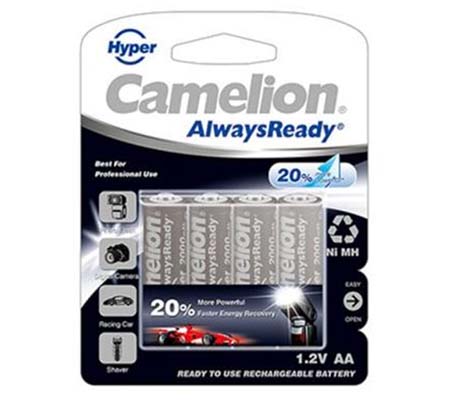 Camelion Battery Rechargeable AA with Case 2000 mAh 4 pcs