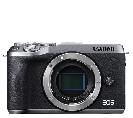 Canon EOS M6 Mark II Body Mirrorless Camera Silver