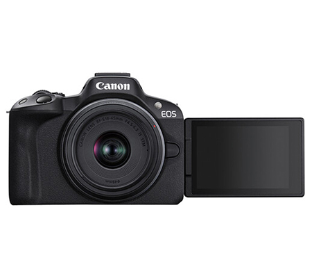 Canon EOS R50 kit 18-45mm + 55-210mm IS STM Mirrorless Camera Black