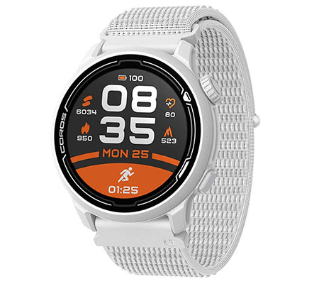 Coros PACE 2 Nylon Premium GPS Sport Watch White