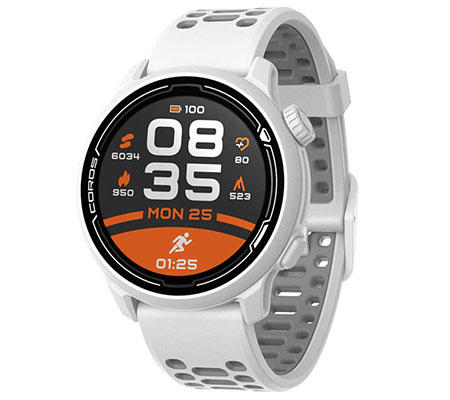 Coros PACE 2 Silicone Premium GPS Sport Watch White