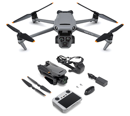DJI Mavic 3 Pro with RC Drone Camera