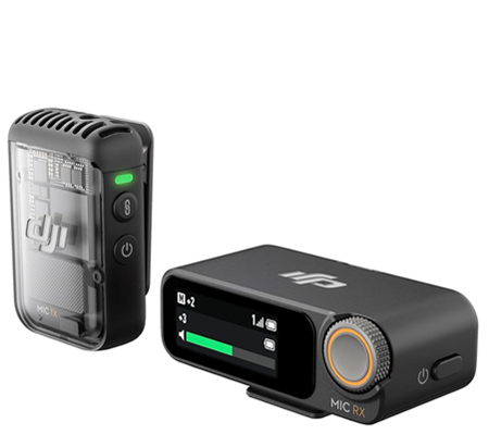 DJI Mic 2 TX + RX Wireless Microphone System for Camera & Smartphone