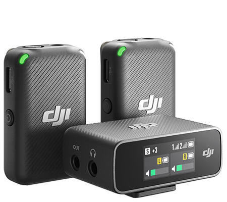 DJI Mic 2-Person Wireless Microphone System for Camera & Smartphone