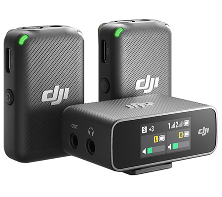 DJI Mic 2-Person Wireless Microphone System for Camera & Smartphone