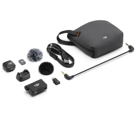 DJI Mic Mini TX + RX Wireless Microphone System for Camera & Smartphone