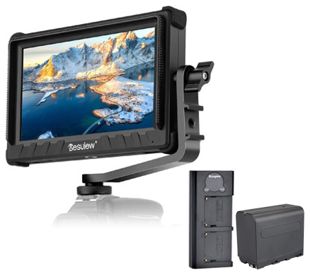 Desview P5II 5.5 Inch 4K Field Monitor Camera with Battery + Charger