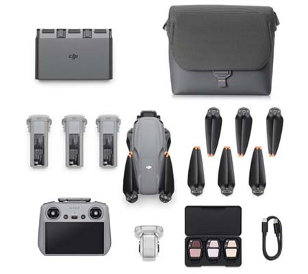 DJI Air 3S Fly More Combo with RC-2 Remote Controller