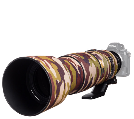Easy Cover Lens Oak For Nikon 200-500mm f/5.6 VR Brown Camouflage