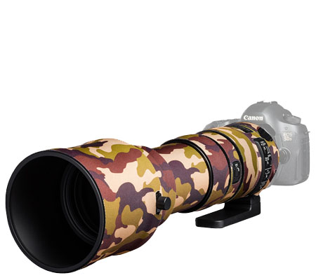 Easy Cover Lens Oak For Sigma 150-600mm f/5-6.3 DG OS HSM Sport Brown Camouflage