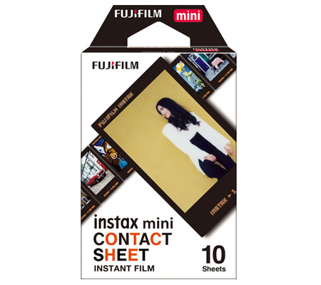 Fujifilm Instax Mini Film Contact Sheet