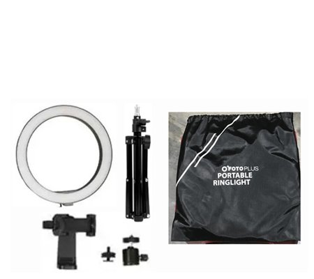 Fotoplus RL-10 Ring Light Basic Kit with Light Stand