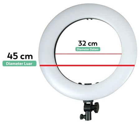 Fotoplus RL-18 Ring Light Max LED Black