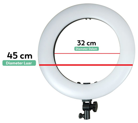 Fotoplus RL-18 Ring Light Max LED White