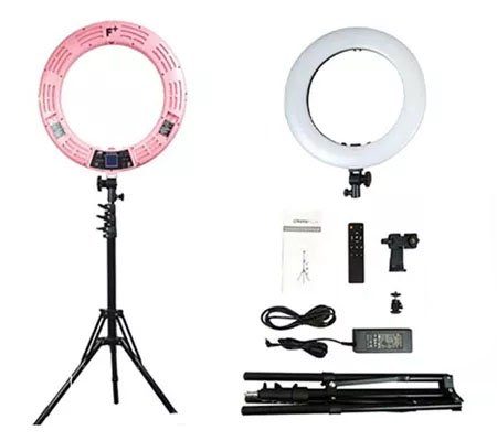 Fotoplus RL-18 Ring Light Max LED Pink