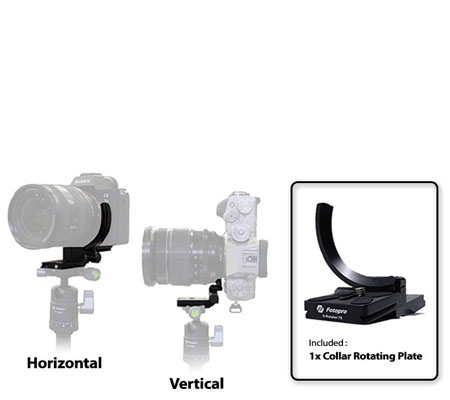 Fotopro X-Rotator 75 Horizontal to Vertical Rotating Camera