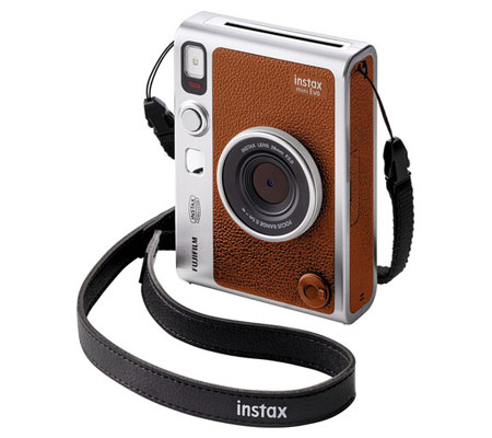 Fujifilm Instax Mini Evo Instant Camera Brown
