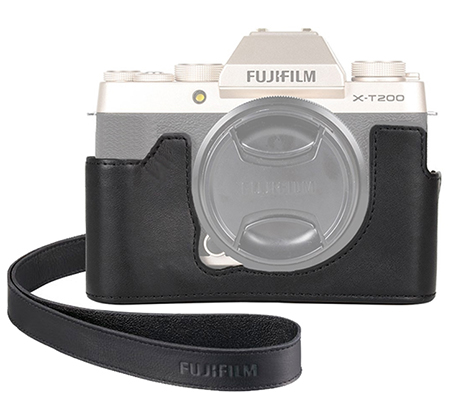 Fujifilm Leather Half Case For Fujifilm XT200 Black