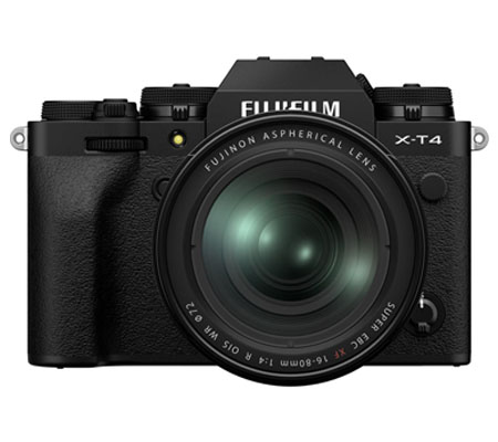 Fujifilm X-T4 Kit 16-80mm f/4 R OIS WR Black