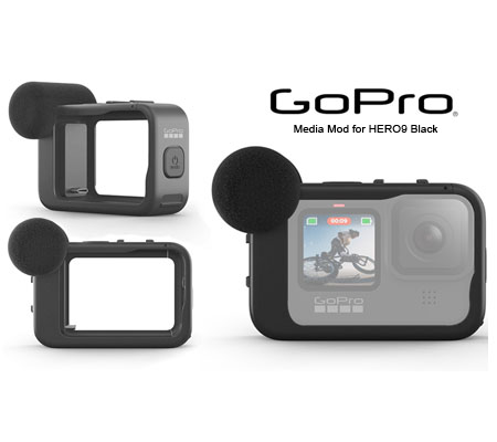 GoPro Media Mod for HERO 13 / HERO 12 / HERO 11 / HERO 10 / HERO 9 Black (ADFMD-001)