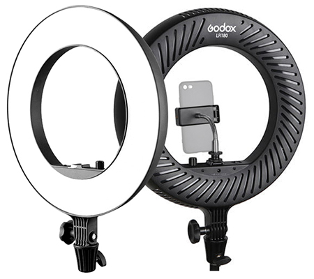 Godox LR180 LED Ring Light Black