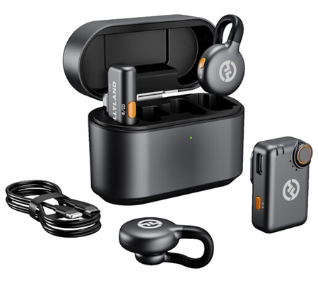 Hollyland LARK M2S Combo Dual Wireless Microphone System for Cameras & Smartphone