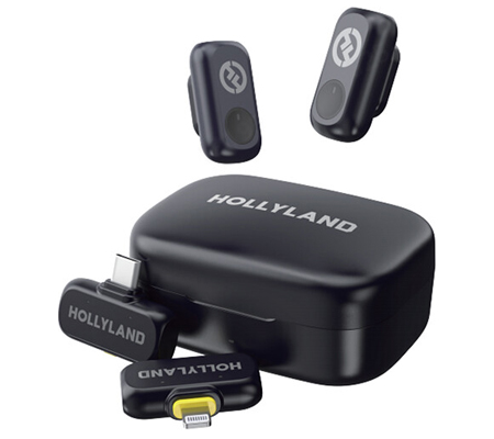 Hollyland Lark A1 Combo Gray Wireless Microphone System for Camera & Smartphone