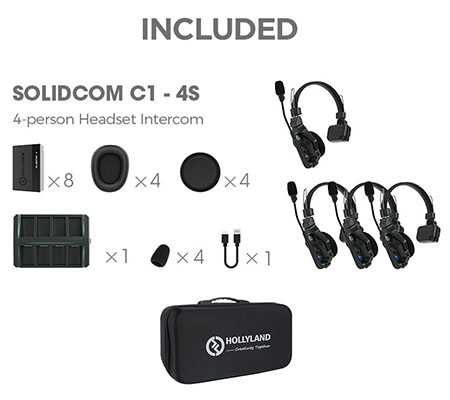 Hollyland Solidcom C1-4S Headset Wireless Intercom System