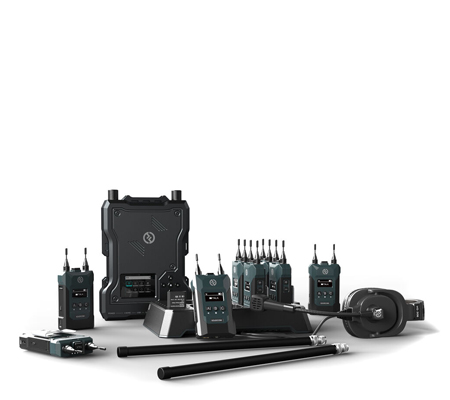 Hollyland Solidcom M1 Full-Duplex Wireless Intercom Solution 8 Beltpacks and Headsets