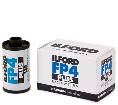 Ilford FP4 Plus 135 ASA 125 BW 35mm 36Exp Roll Film