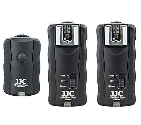 JJC JF-U2 Wireless Remote Control & Flash Trigger Kit (1 Transmitter + 2 Receivers)