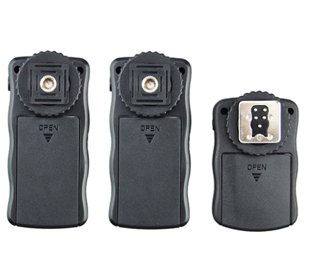 JJC JF-U2 Wireless Remote Control & Flash Trigger Kit (1 Transmitter + 2 Receivers)
