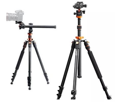 K&F Concept S210 + BH-28L Tripod Flatlay Horizontal