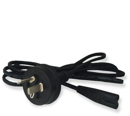 I-Sheng Kabel Power 7.5A Powercord Kaki 2 ke C7 Angka 8