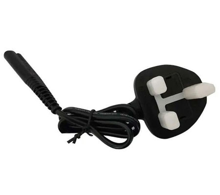 Longwell Kabel Power Sekring 3A Powercord Kaki 3 Fused ke C7 Angka 8