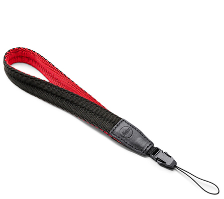Leica SOFORT Wrist Strap in Black & Red (19682)